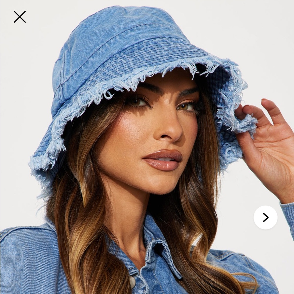 Stylish Blue Denim Bucket Hat